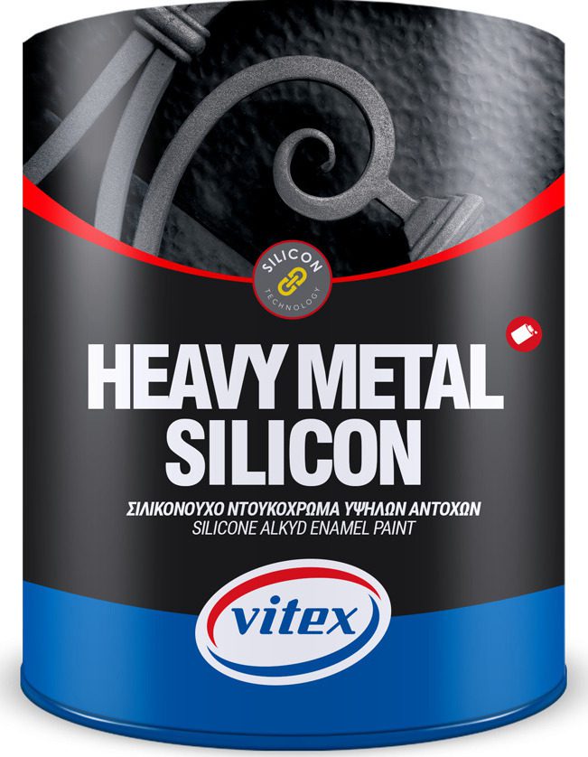 Αντισκωριακό Βερνικόχρωμα Heavy Metal Silicon Vitex