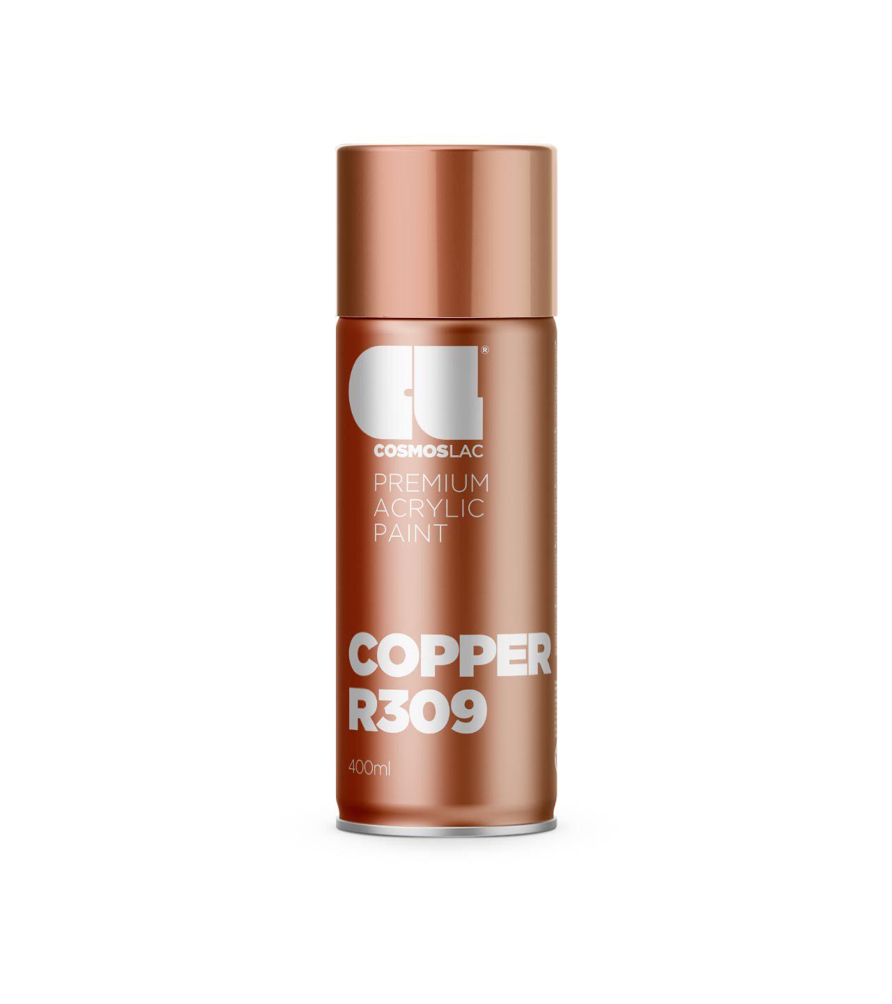 Cosmos Lac Σπρέι Βαφής Premium Acrylic με Γυαλιστερό Εφέ Copper R309